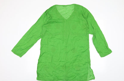 Preworn Womens Green   Basic Blouse Size S