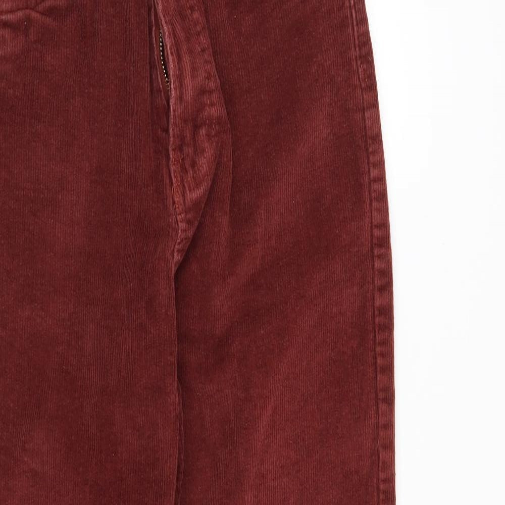 Womens UK Size 26 in Pull & Bear Regular Fit  Red Trousers