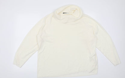 Bonmarché Womens Beige Pullover Jumper Size XL