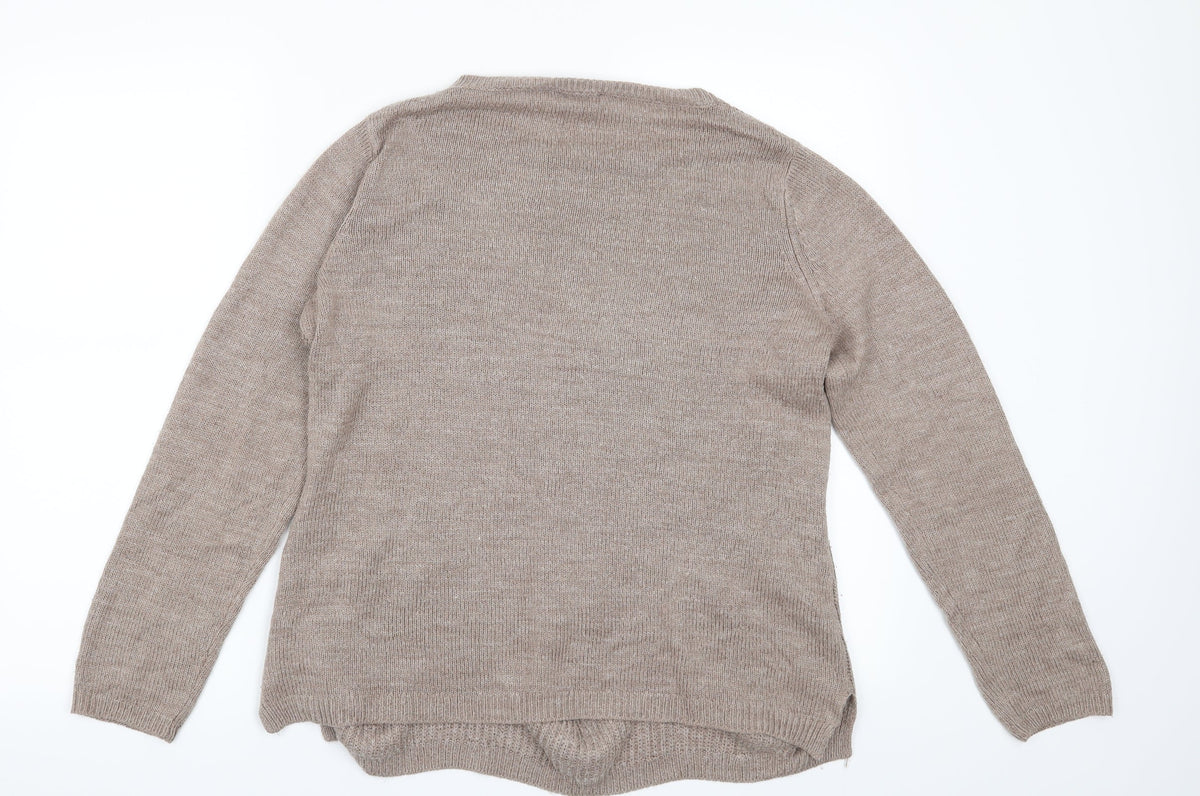 BHS Womens Brown   Pullover Jumper Size 14