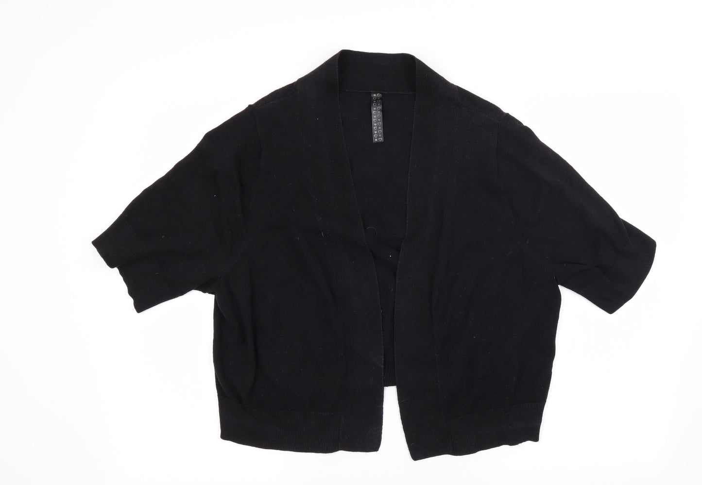 Per Una Womens Black   Cardigan Jumper Size 20