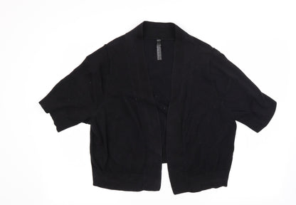 Per Una Womens Black   Cardigan Jumper Size 20