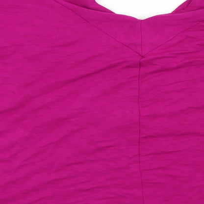 Cupio Womens Purple   Basic T-Shirt Size L