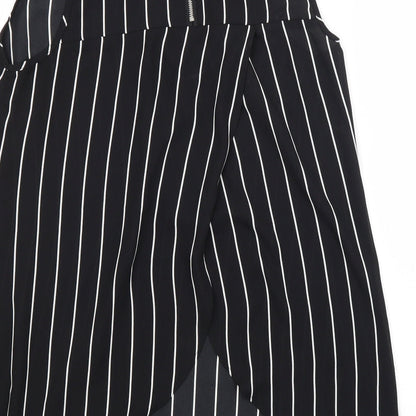 Primark Womens Black Striped  Basic Blouse Size 6