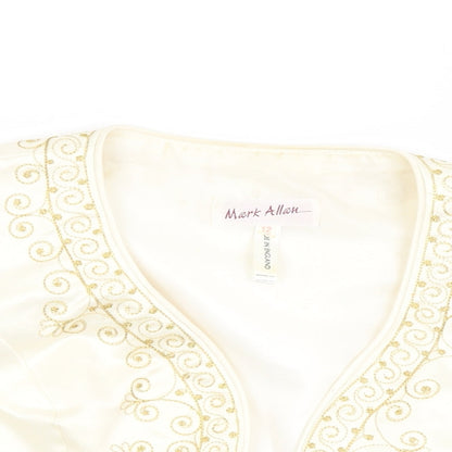 mark allan Womens Ivory   Cardigan Jumper Size 12