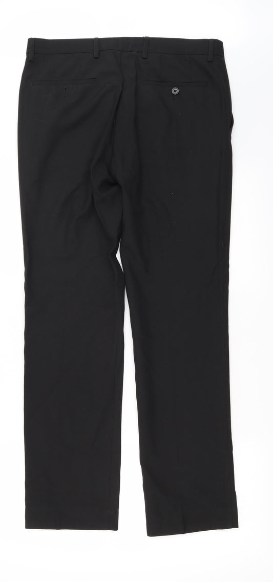 NEXT Mens Black   Trousers  Size 32 in L31 in