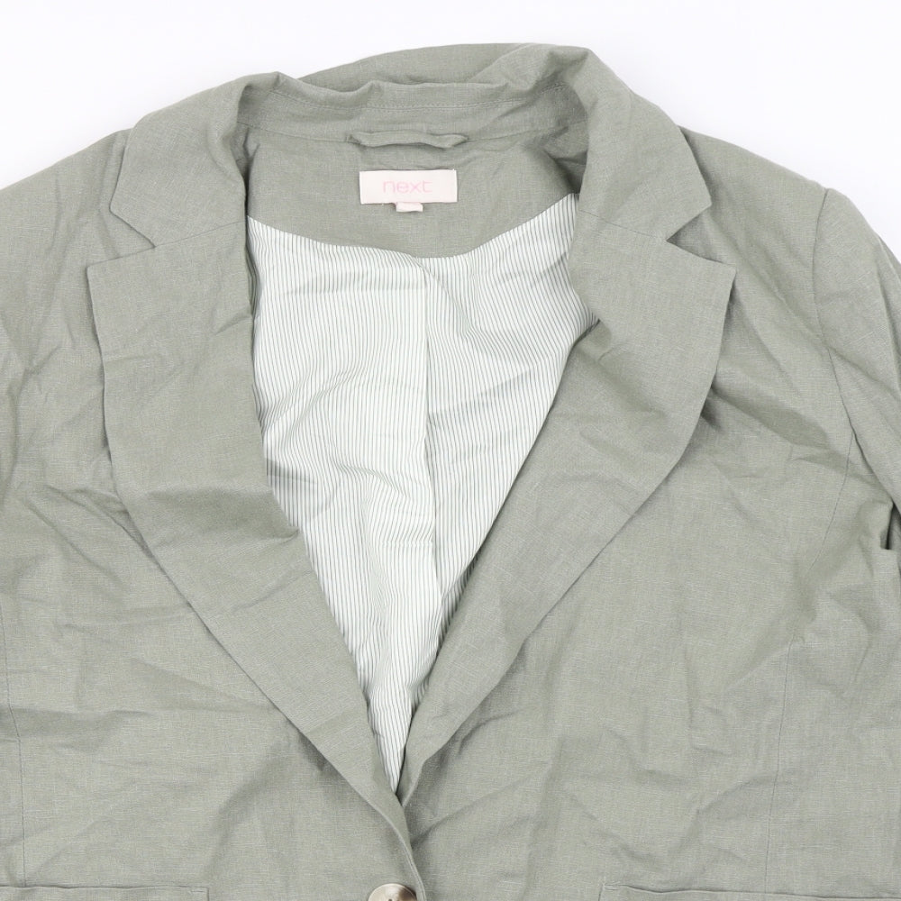 NEXT Womens Beige   Jacket Blazer Size 14