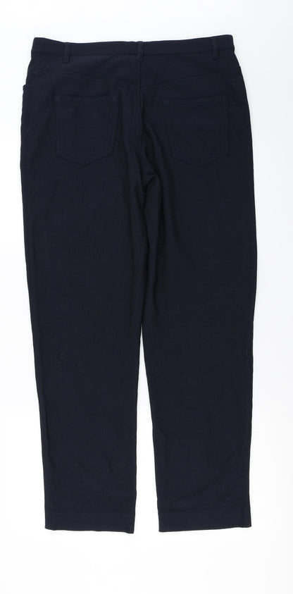 R Womens Blue   Trousers  Size 14 L28 in