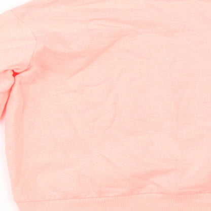 Preworn Girls Orange   Pullover Jumper Size 9 Years