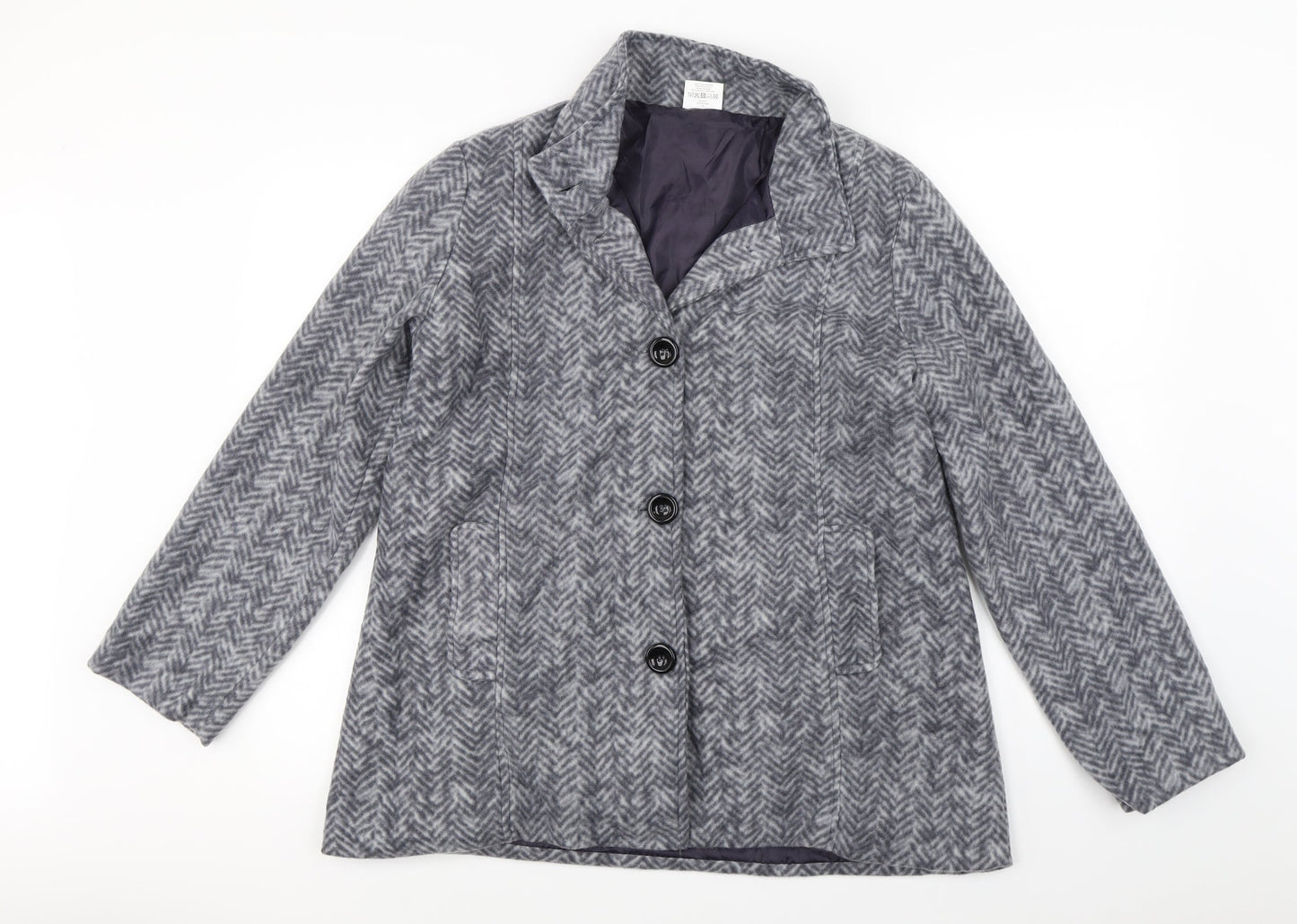 Womens UK Size S Anne De Lancay Grey Jacket