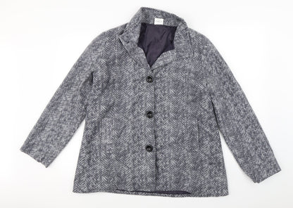 Womens UK Size S Anne De Lancay Grey Jacket