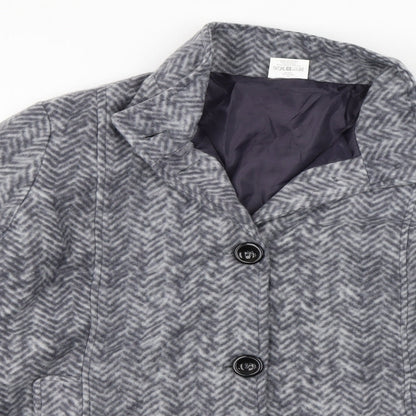 Womens UK Size S Anne De Lancay Grey Jacket