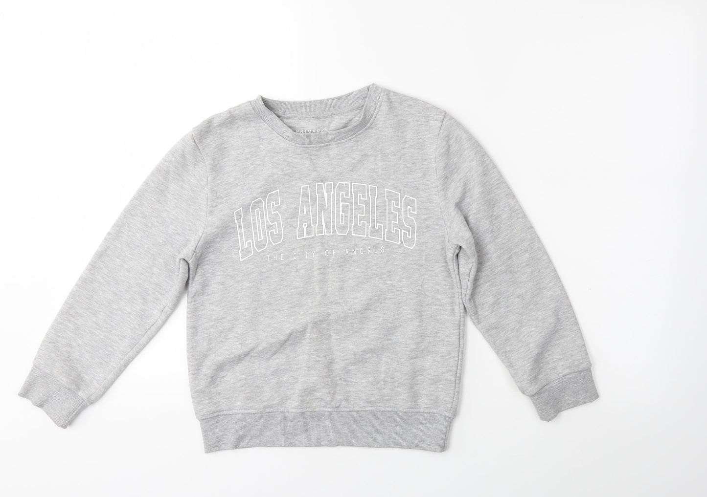 Primark Girls Grey   Pullover Jumper Size 9-10 Years