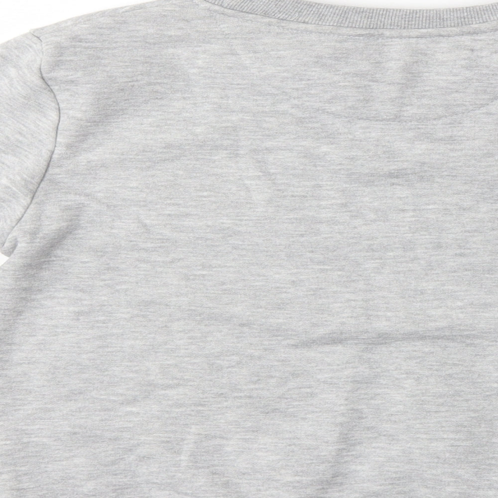 Primark Girls Grey   Pullover Jumper Size 9-10 Years