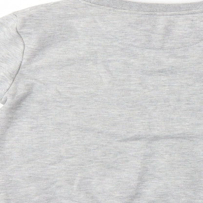 Primark Girls Grey   Pullover Jumper Size 9-10 Years