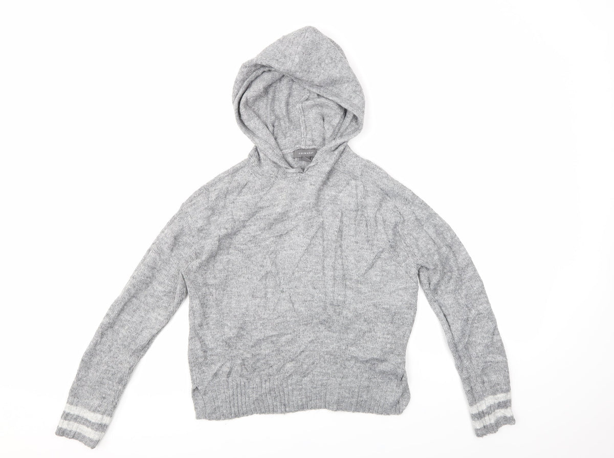 Primark Womens Grey   Pullover Hoodie Size 6