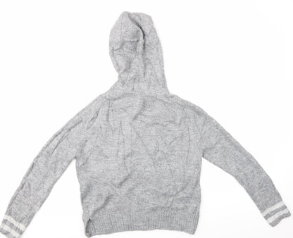 Primark Womens Grey   Pullover Hoodie Size 6