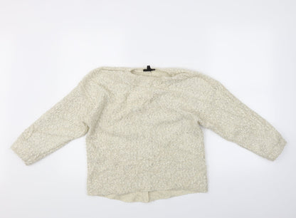 Topshop Womens Ivory   Pullover Jumper Size 8
