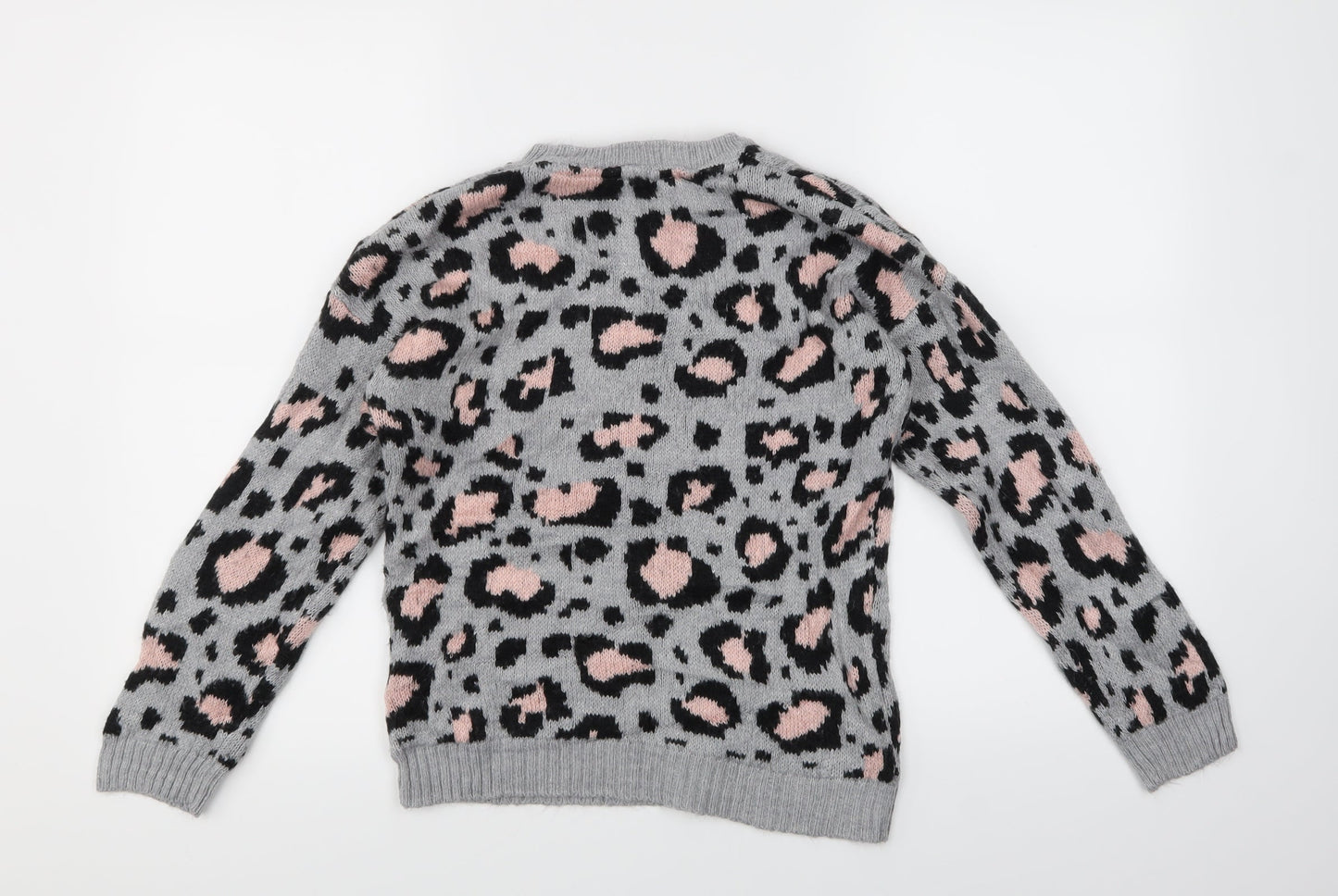 PEP & CO Girls Multicoloured Animal Print  Pullover Jumper Size 11-12 Years
