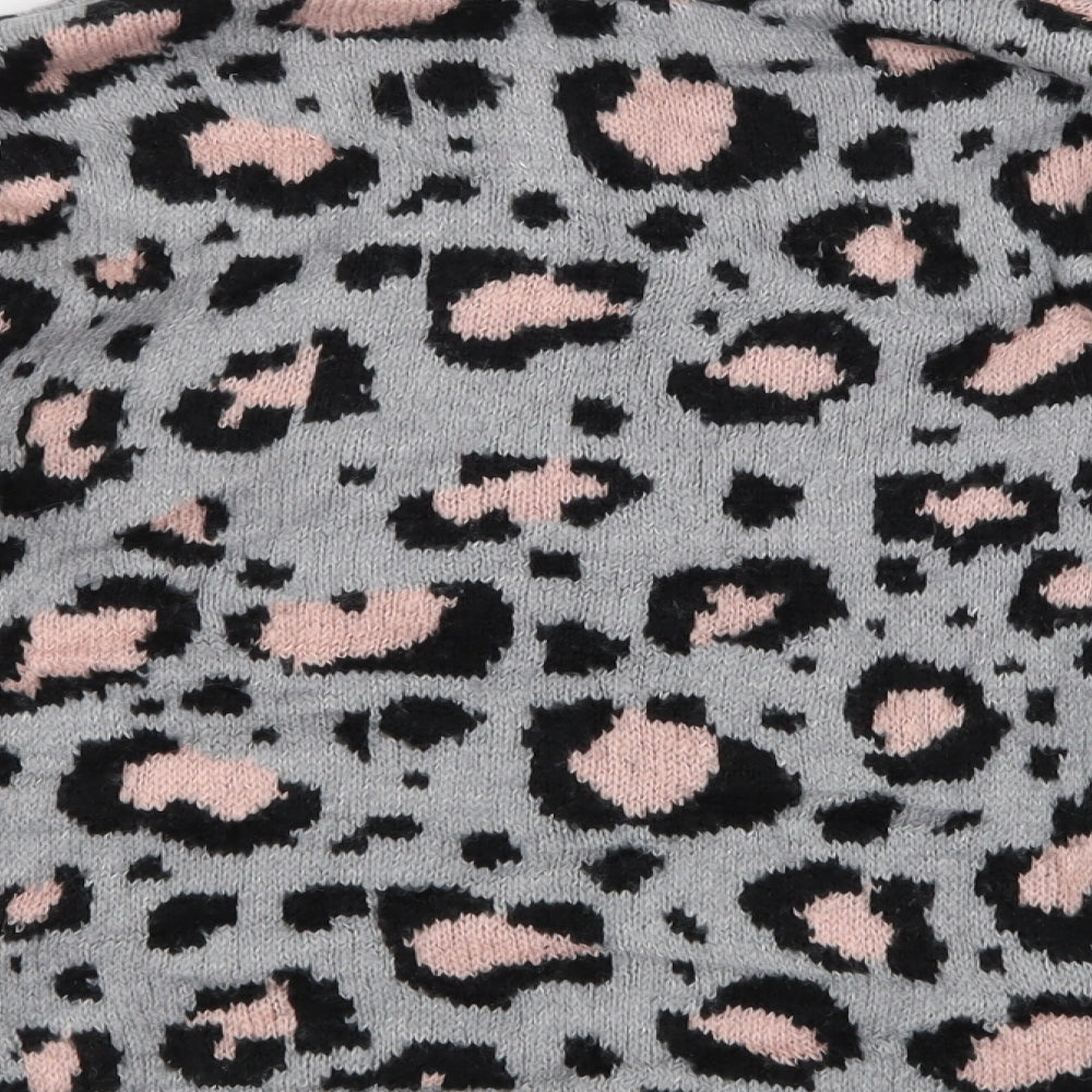 PEP & CO Girls Multicoloured Animal Print  Pullover Jumper Size 11-12 Years