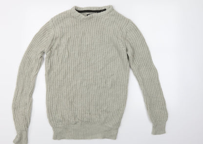 Brave Soul Mens Ivory   Pullover Jumper Size M