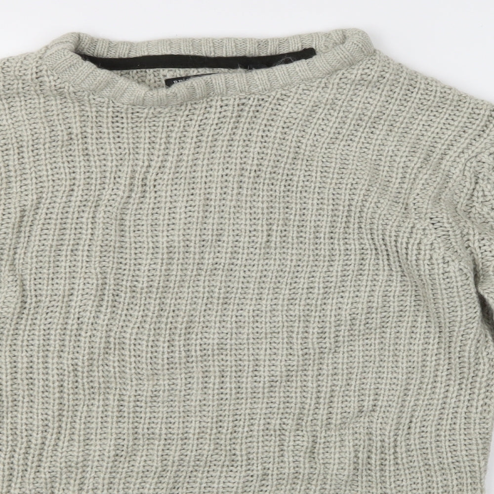 Brave Soul Mens Ivory   Pullover Jumper Size M