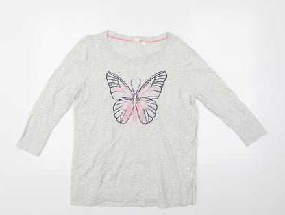 Gap Womens White   Pullover Jumper Size M  - butterfly