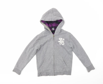 Zara Kids Girls Grey   Full Zip Hoodie Size 7-8 Years
