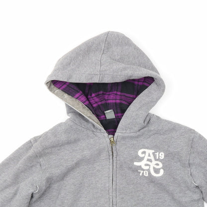 Zara Kids Girls Grey   Full Zip Hoodie Size 7-8 Years