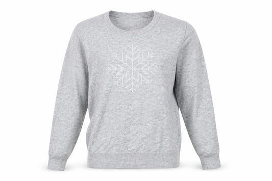 Gap Womens Grey   Pullover Jumper Size M  - Snowflake