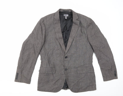 Mens UK Size 42 H&M Regular Grey Suit Jacket