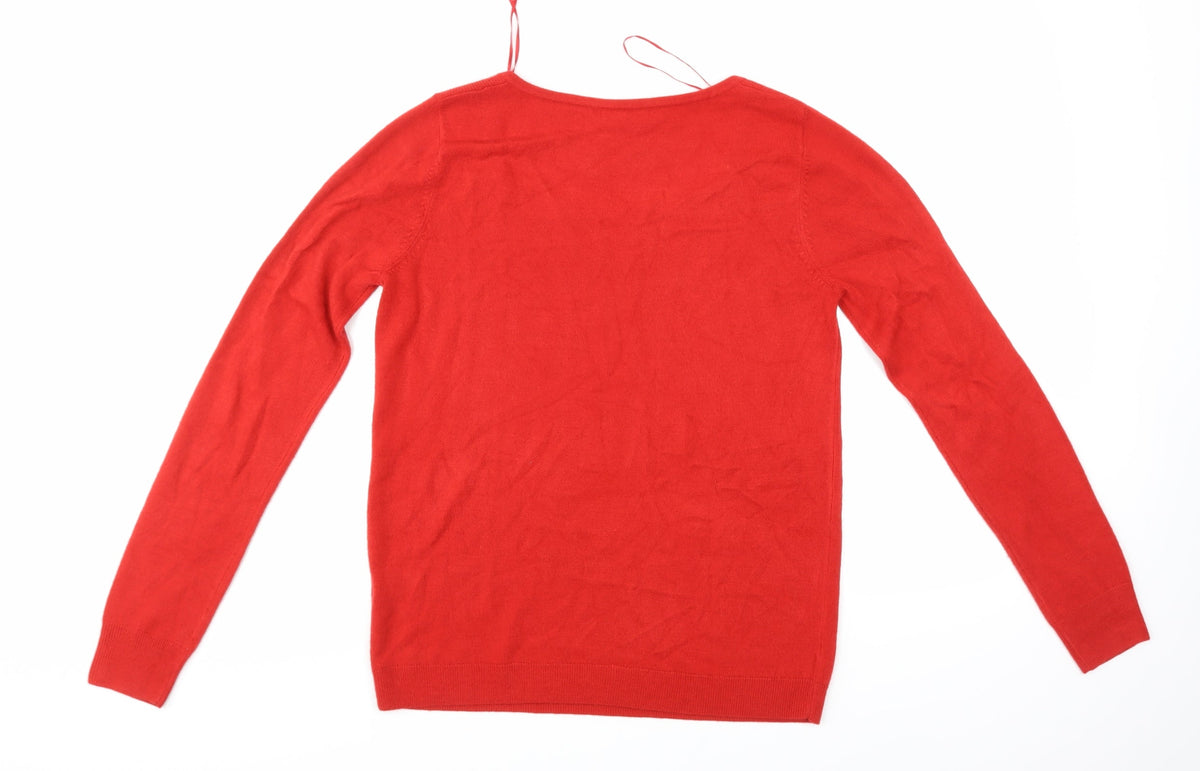 Tu Womens Red   Pullover Jumper Size 12