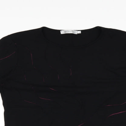 Entracte Womens Black   Basic Blouse Size 4