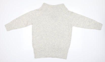 New Look Womens White   Pullover Jumper Size S