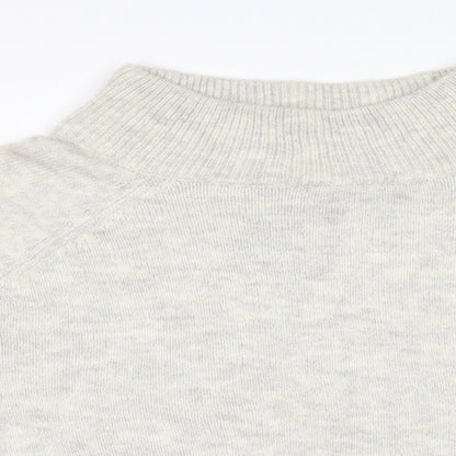 New Look Womens White   Pullover Jumper Size S