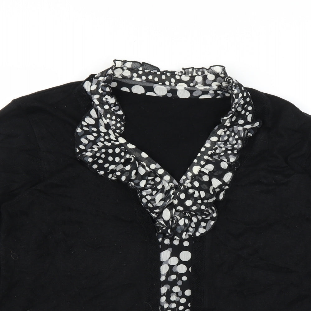 Marks and Spencer Womens Black  Knit Pullover Jumper Size 16