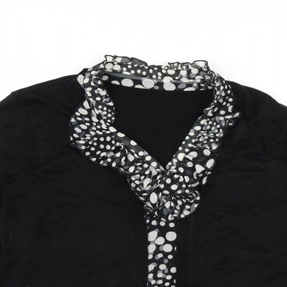 Marks and Spencer Womens Black  Knit Pullover Jumper Size 16