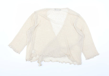 Bonmarché Womens Beige  Knit Cardigan Jumper Size L