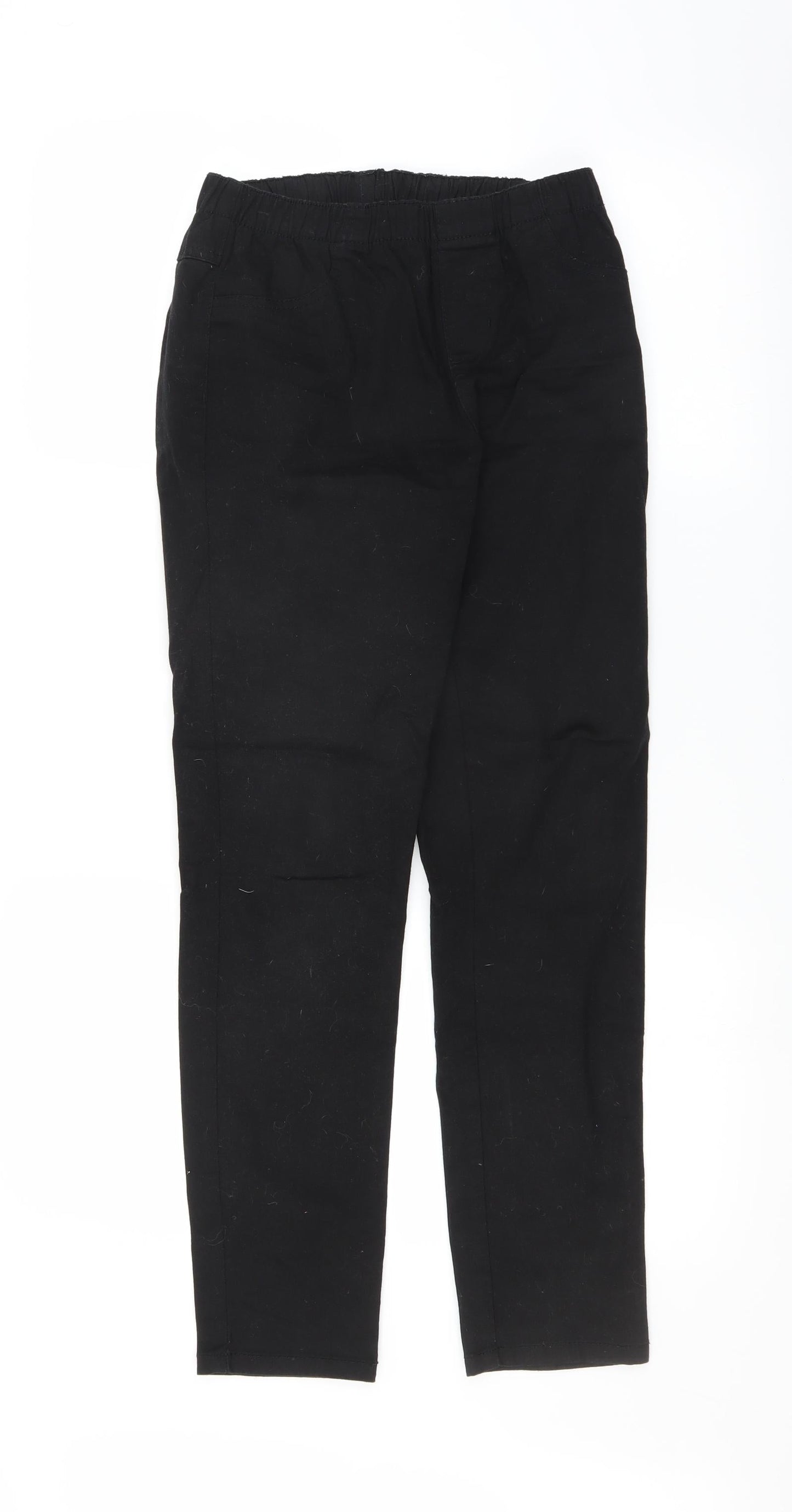 Womens UK Size 8 Preworn Regular Fit Skinny Black Jeans