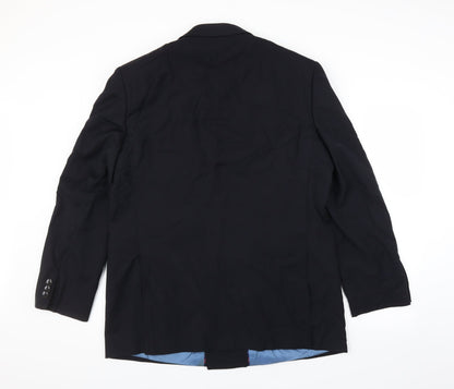 Mens UK Size 42 Marks and Spencer Regular Blue Suit Jacket