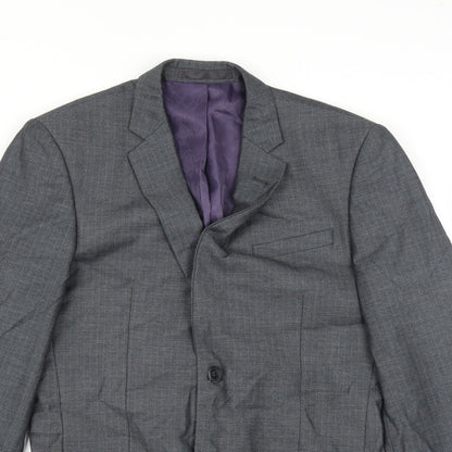 Mens UK Size 36 Butler & Webb Regular Grey Suit Jacket