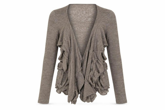 Miso Womens Brown   Cardigan Jumper Size 16