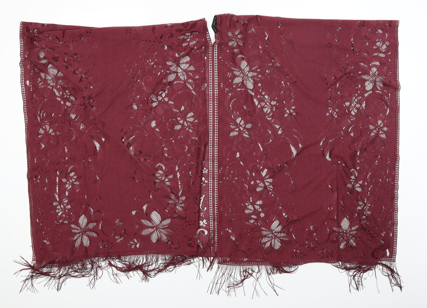 Atmosphere Womens Red  Lace Kimono Blouse Size M