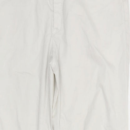 Yessica Womens White  Denim Straight Jeans Size 8 L26.5 in