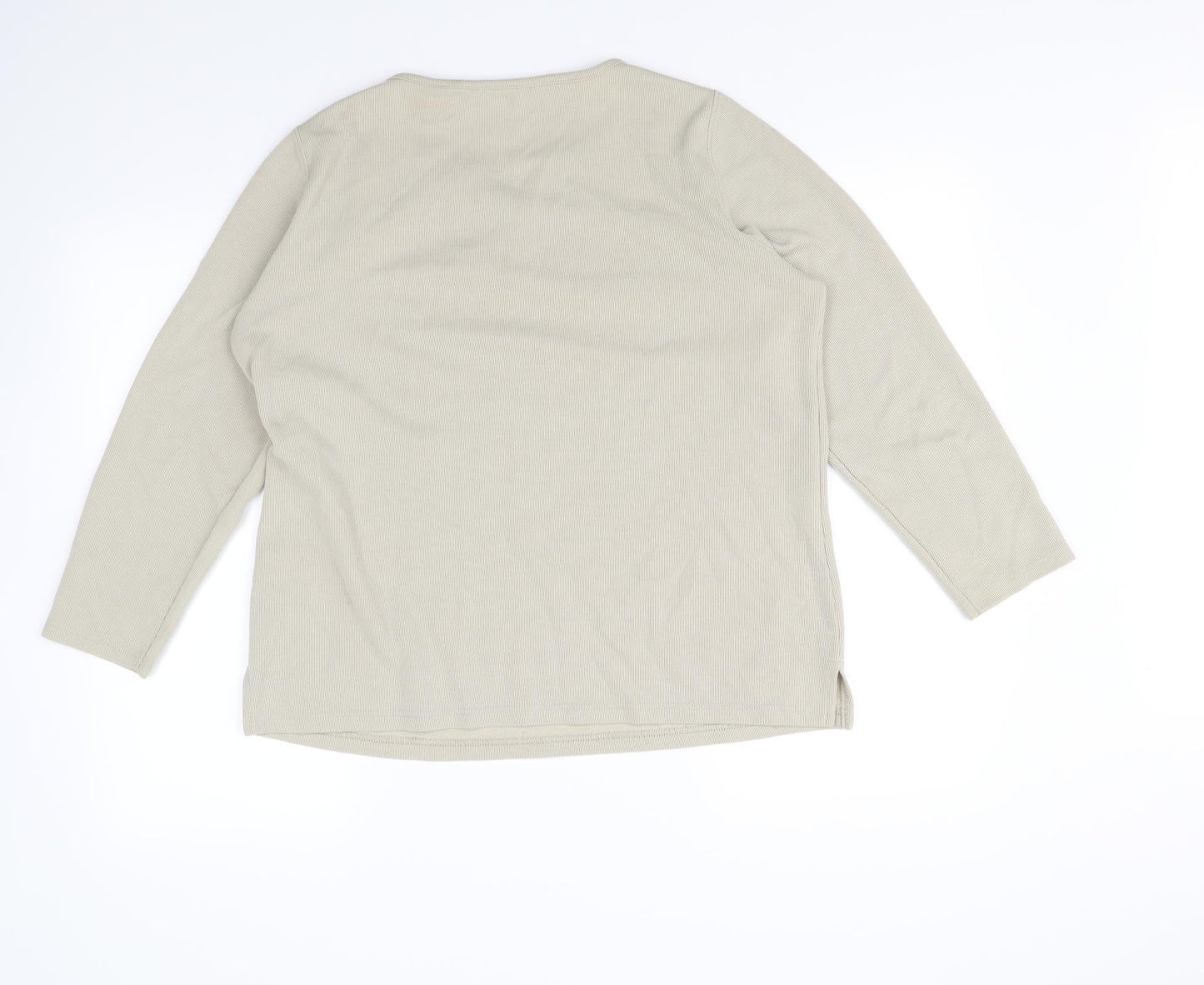 BM Womens Beige   Pullover Jumper Size M