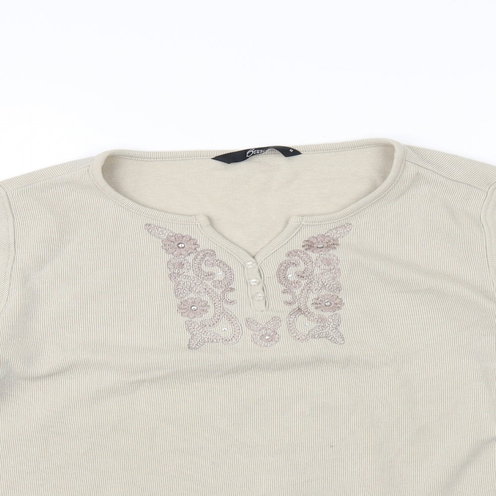 BM Womens Beige   Pullover Jumper Size M