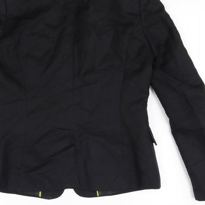 Womens UK Size 6 Preworn Regular Black Blazer