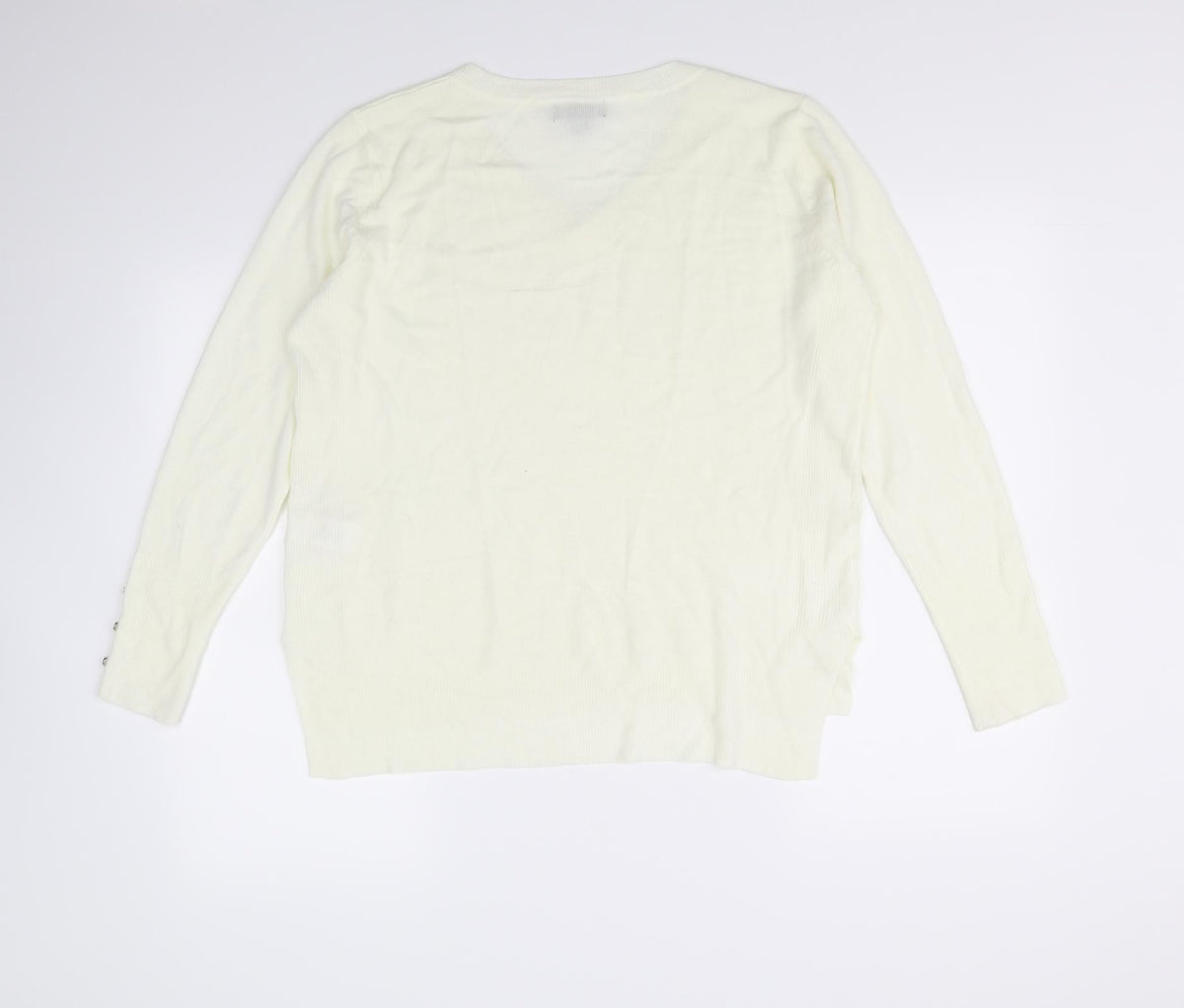 Primark Womens Ivory   Pullover Jumper Size M