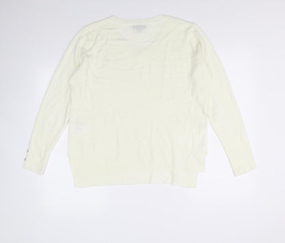 Primark Womens Ivory   Pullover Jumper Size M