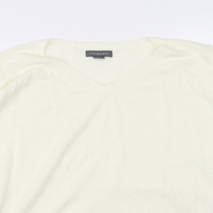 Primark Womens Ivory   Pullover Jumper Size M
